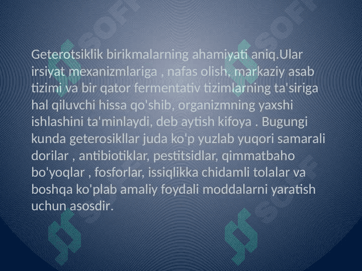 Getero va polifunksional birikmalar asosida ishlab chiqariladigan
 zamonaviy dori vositalar 3
