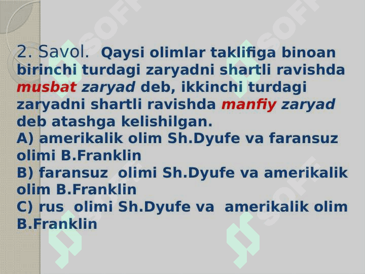 Elektr toki haqda tushuncha 8