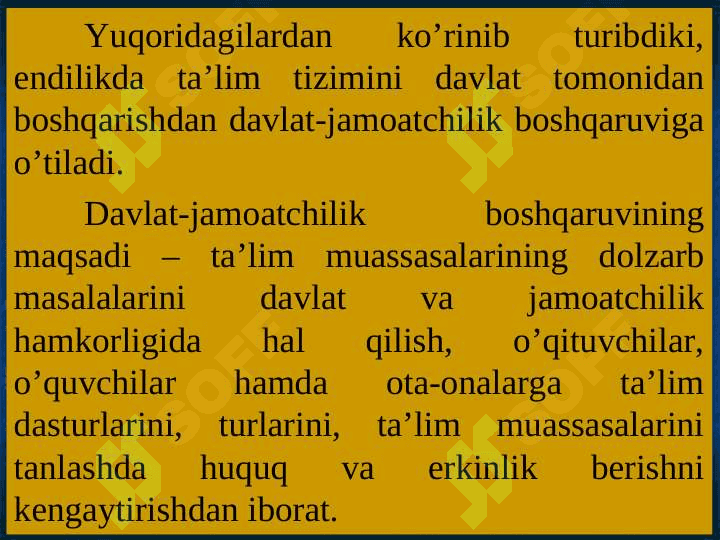 TA’LIM MENEJMENTI ASOSLARI. 6