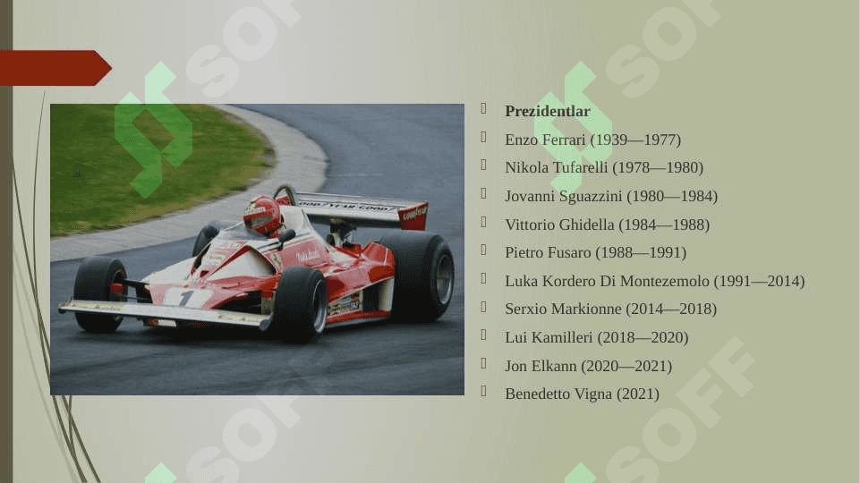 ferrari kompaniyasi tarixi va brend revolyutsiyasi pptx 5