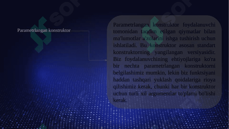 KONSTRUKTORLAR VA DESTRUKTORLAR 8