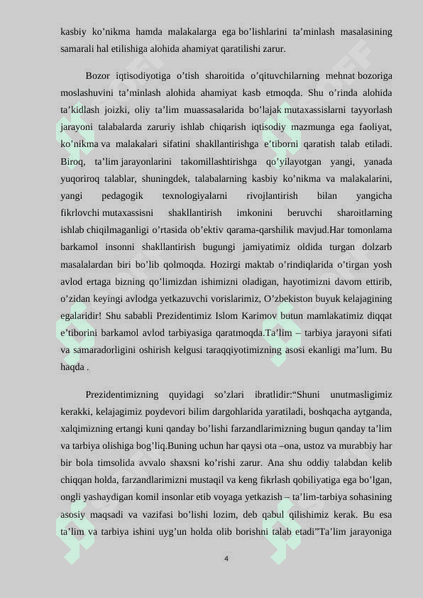 Boshlang'ich sinflarda algebra elementlarini o'qitish 4