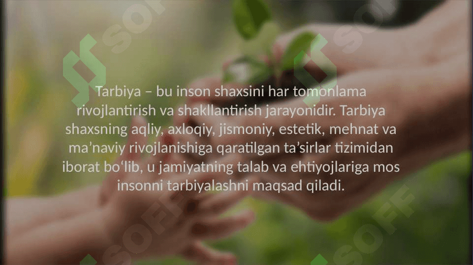 tarbiya turlari 2