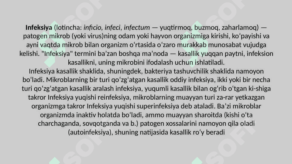 INFEKSIYANI OLDINI OLISH CHORA TADBIRLARI 2