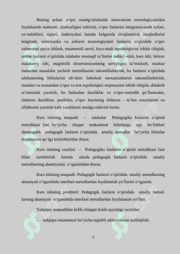 PEDAGOGIK FANLARNI O’QITISHDA  AMALIY  METODLARNING  AHAMIYATI 4