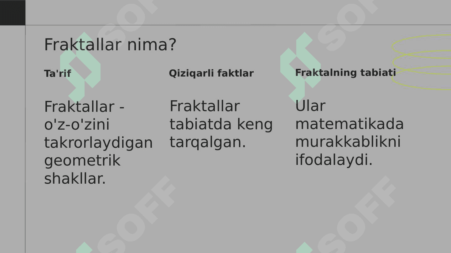Fraktal nazariyasi 3