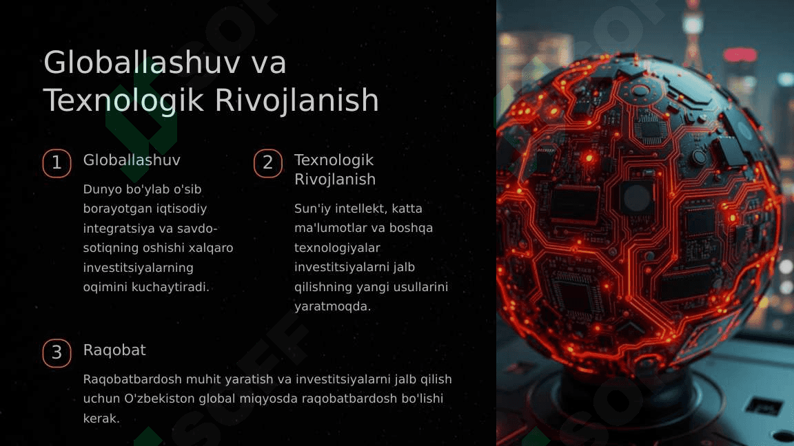 Xorijiy Investitsiyalarning Kelajakdagi Tendentsiyalari 2