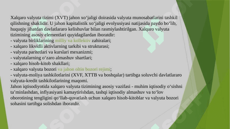 Valyuta kursi, to‘lov balansi va uning taqchilligi 5