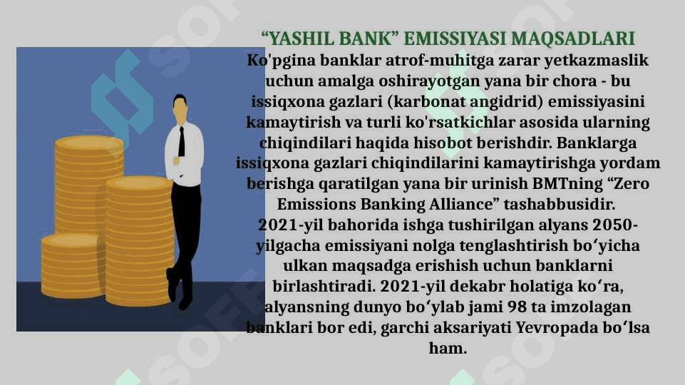Yashil iqtisodiyotga о‘tish jarayonini moliyalashtirish pptx 5