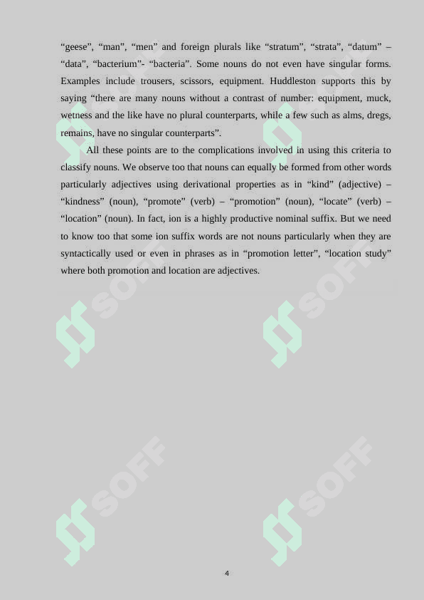 Contemporary criteria for classifying words to parts of speech 4