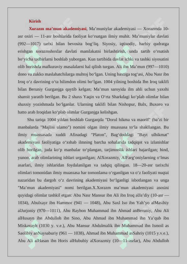 Hunayn ibn Ishoq (809-877)ning Bayt al-hikmadagi ilmiy faoliyati  25 2