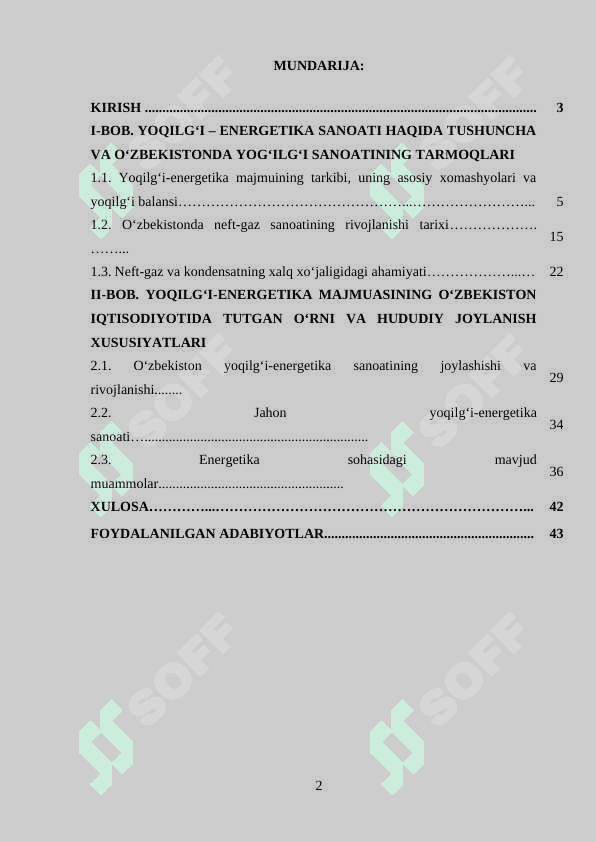 Yoqilg‘i energetika sanoati 2