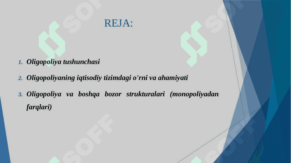 Oligapoliya haqida 2
