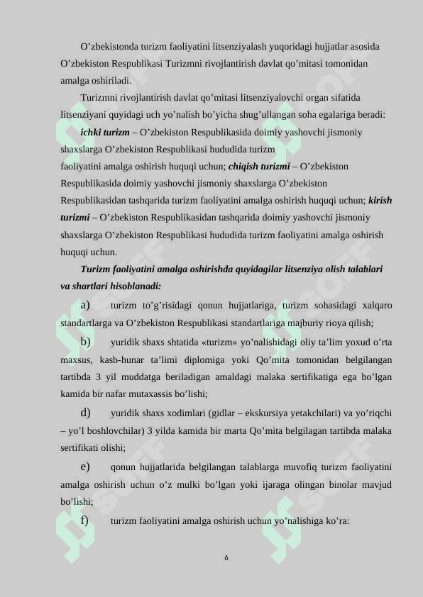 TURIZMDA XIZMATLARNI SERTIFIKATLASH VA STANDARTLASH 6