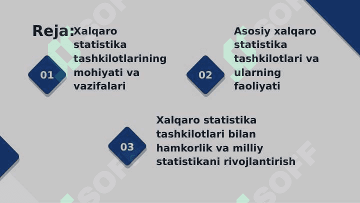 Xalqaro statistika tashkilotlari 2