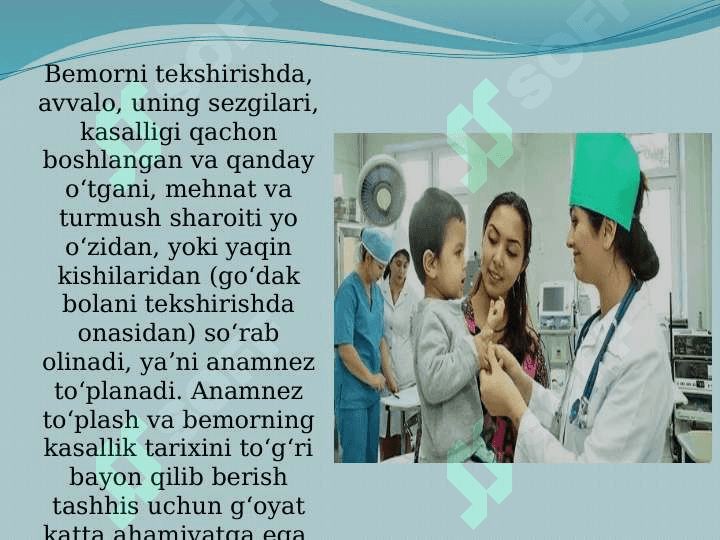 KASALLIKLAR DIAGNOSTIK USULLARI 3