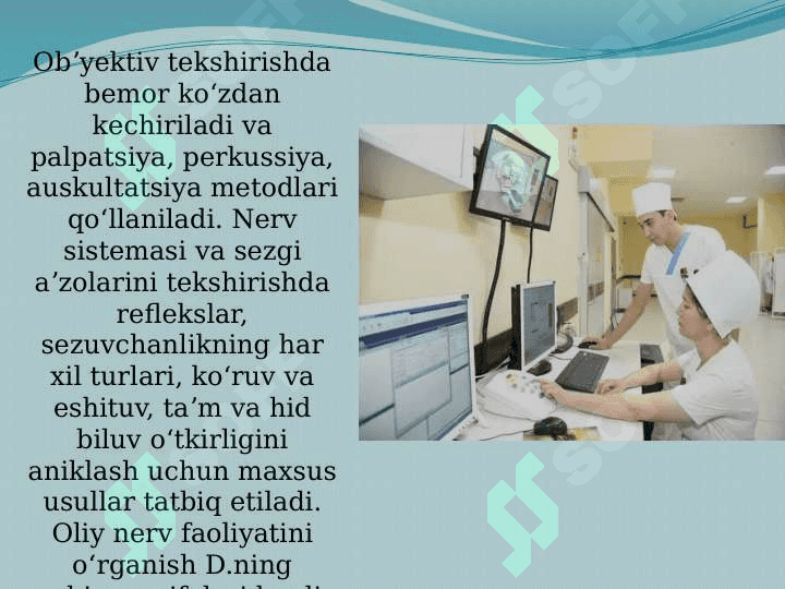 KASALLIKLAR DIAGNOSTIK USULLARI 4