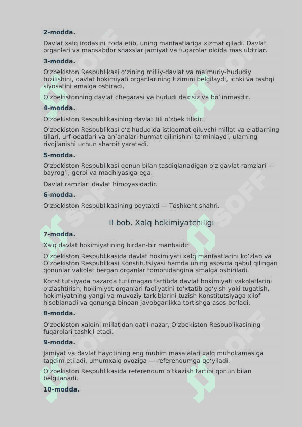 O'zbekiston Respublikasi Konstitutsiyasi 24 2