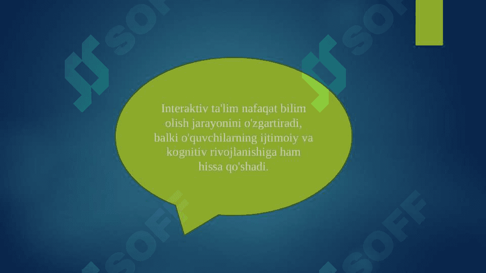 Interaktiv ta’lim va uning o’ziga  xosliklari 6
