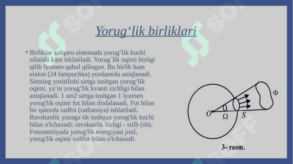Xonalarning tabiiy va sun`iy yoritilganligini baholash 4