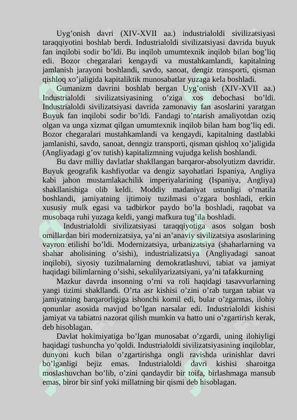 G’arb sivilizatsiyasi 2 7