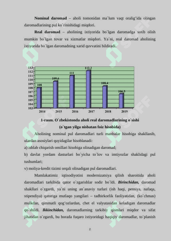 Aholi daromadlari va davlatning ijtimoiy siyosati 2