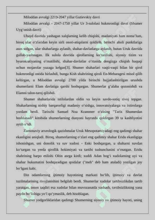 QADIMGI SHUMER EPIGRAFIK YODGORLIKLARI 24 3