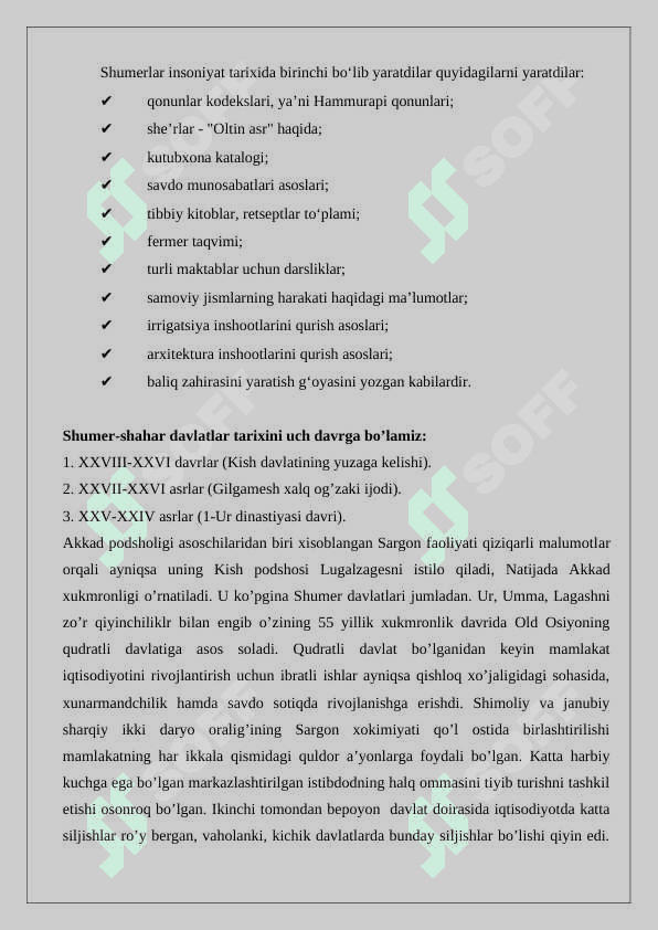 QADIMGI SHUMER EPIGRAFIK YODGORLIKLARI 24 5