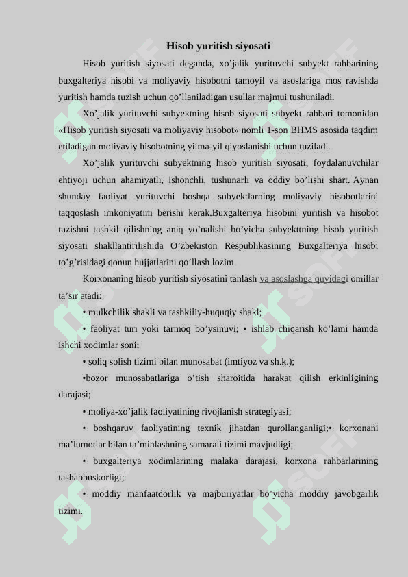 Buxgalteriya hisobini tashkil qilishning me’yoriy huquqiy asoslari 8