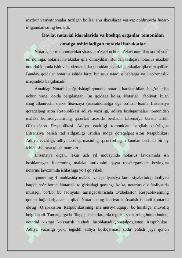 CHET EL ELEMENTI BILAN MURAKKABLASHGAN NOTARIAL HARAKATLAR 6