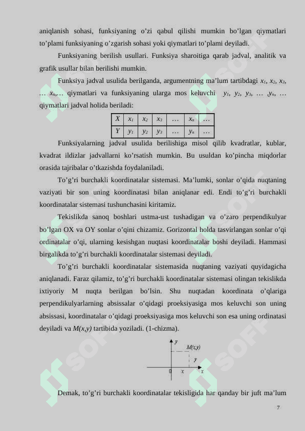 Funksiya limiti va uzluksizligini o’qitish metodikasi 7