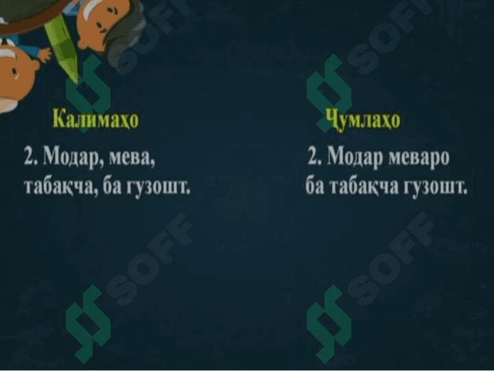 Тарзи таълими боби Синтаксис 5