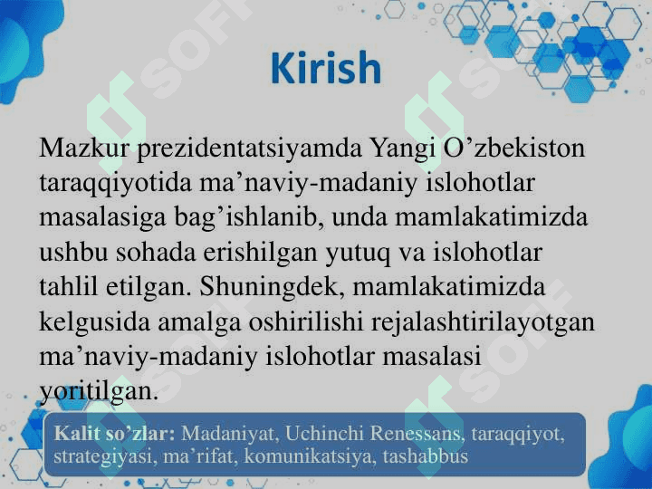 Yangi O’zbekistonda amalga  oshirilayotgan ma’naviy o’zgarishlar. 2