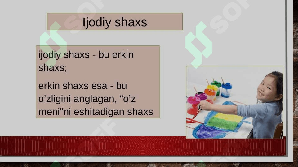 Shaxsiy ijod va ijodiy fikrlash vositalari 7