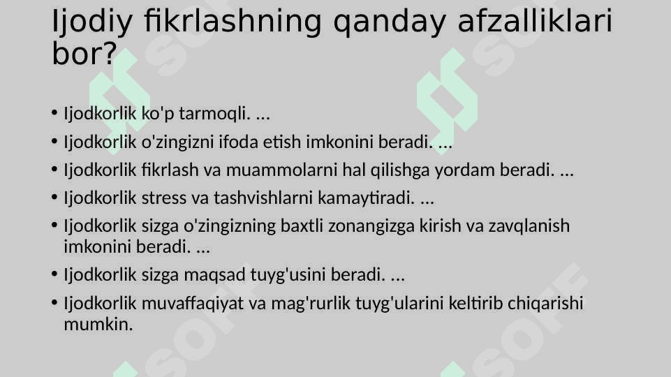 Shaxsiy ijod va ijodiy fikrlash vositalari 7
