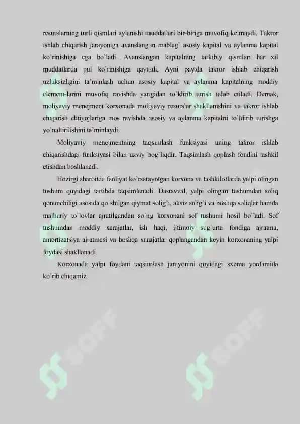 Korxonalarda moliyaviy menejmentni tashkil etish mexanizmi 5