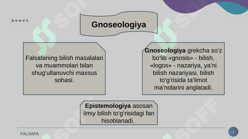 Bilish falsafasi ( gnoseologiya) 3