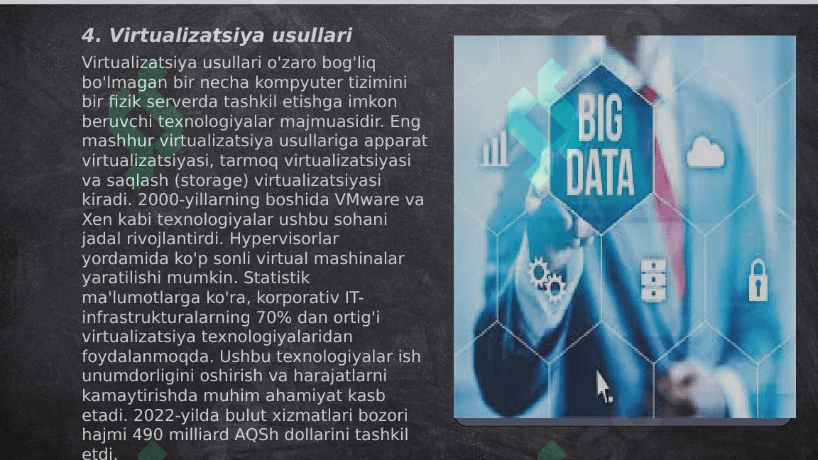 Axborot texnologiyalarining infratuzilmalari 6