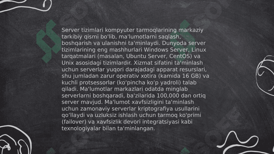 Axborot texnologiyalarining infratuzilmalari 7