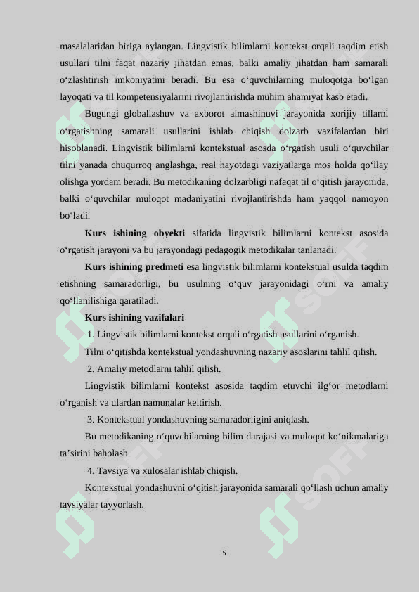 Lingvistik bilimni kontekst orqali berish metodikasi 5