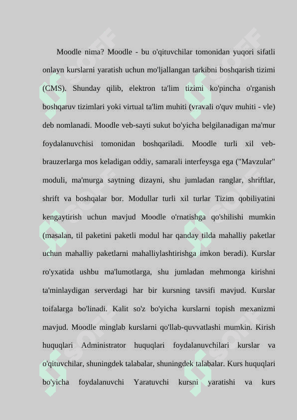 MASOFAVIY KURSLAR YARATISHDA MOODLE TIZIMIDAN FOYDALANISH 2