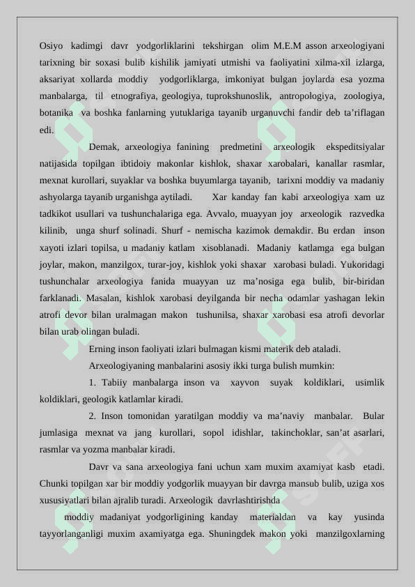 Arxeologiya va yordamchi fanlar 24 8