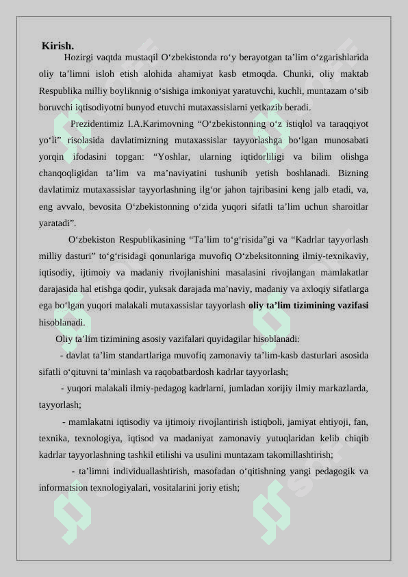 Ta"lim sohasida hamkorlikning yolga qoyilishi 2
