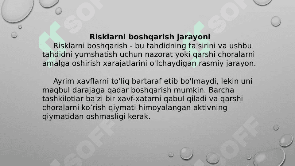 Axborot xavsizligida xatarlar va ularni baholash 5