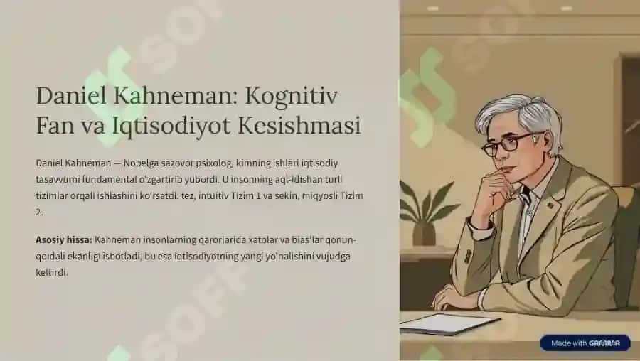 Nobel laureatlari T. Kahneman va R. Thaler 3