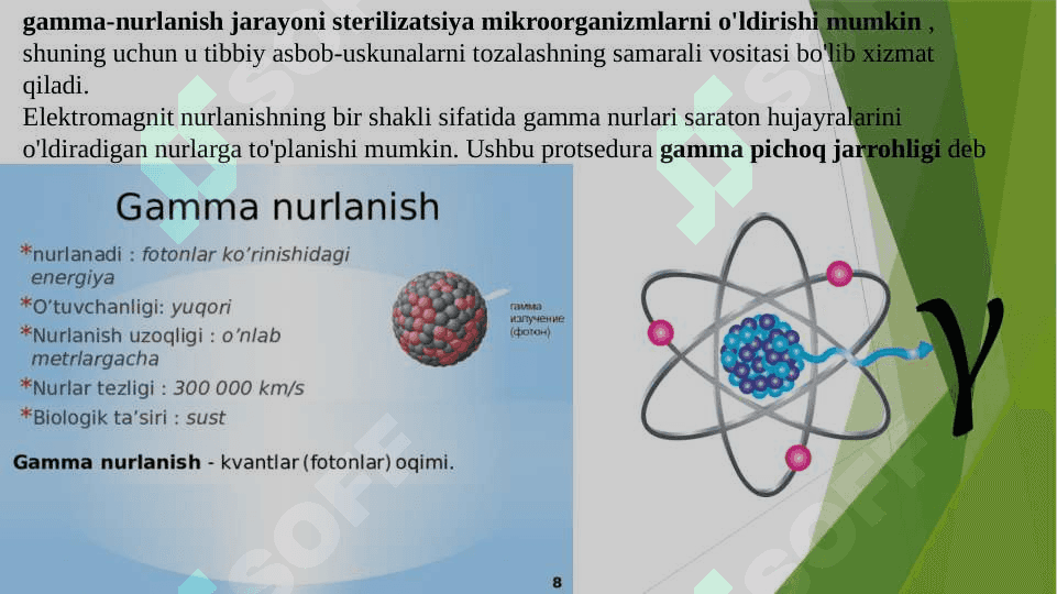 GAMMA NURLANISHLARNING MODDA ORQALI O’TISH 4