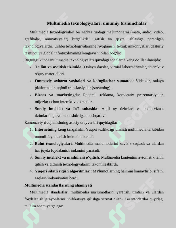MPEG-7 va MPEG-21 istiqbolli multimedia standartlari 5