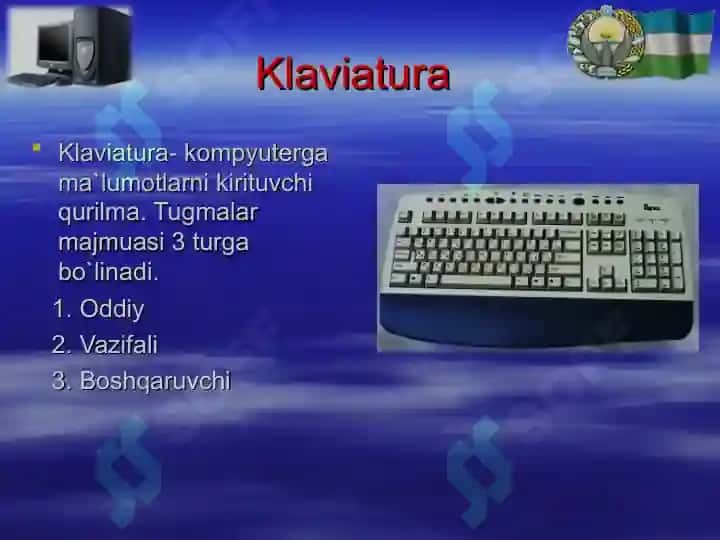 Shaxsiy kompyuterning asosiy qurilmalari 4