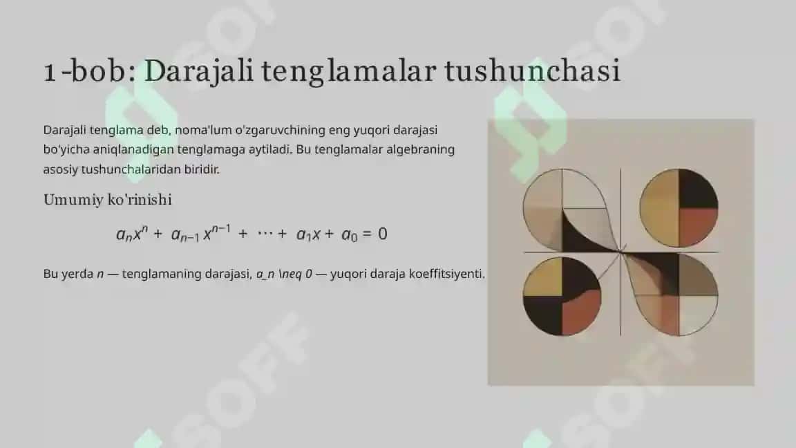 Daraja qatnashgan tenglama va tengsizliklar 3