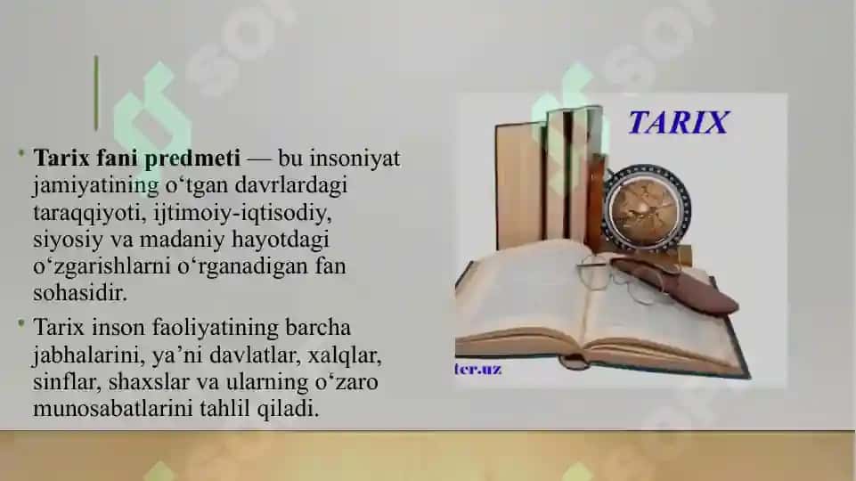 TARIX FANI PREDMETI 3